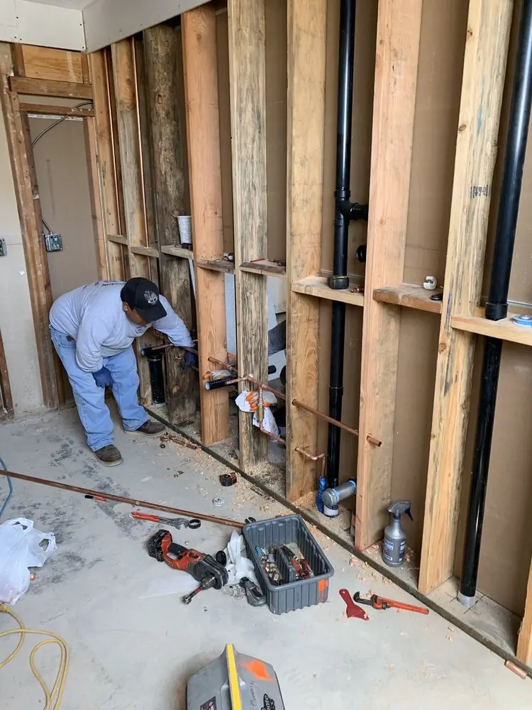 Commercial rough-in plumbing for Water Heater Replacement in North High Shoals